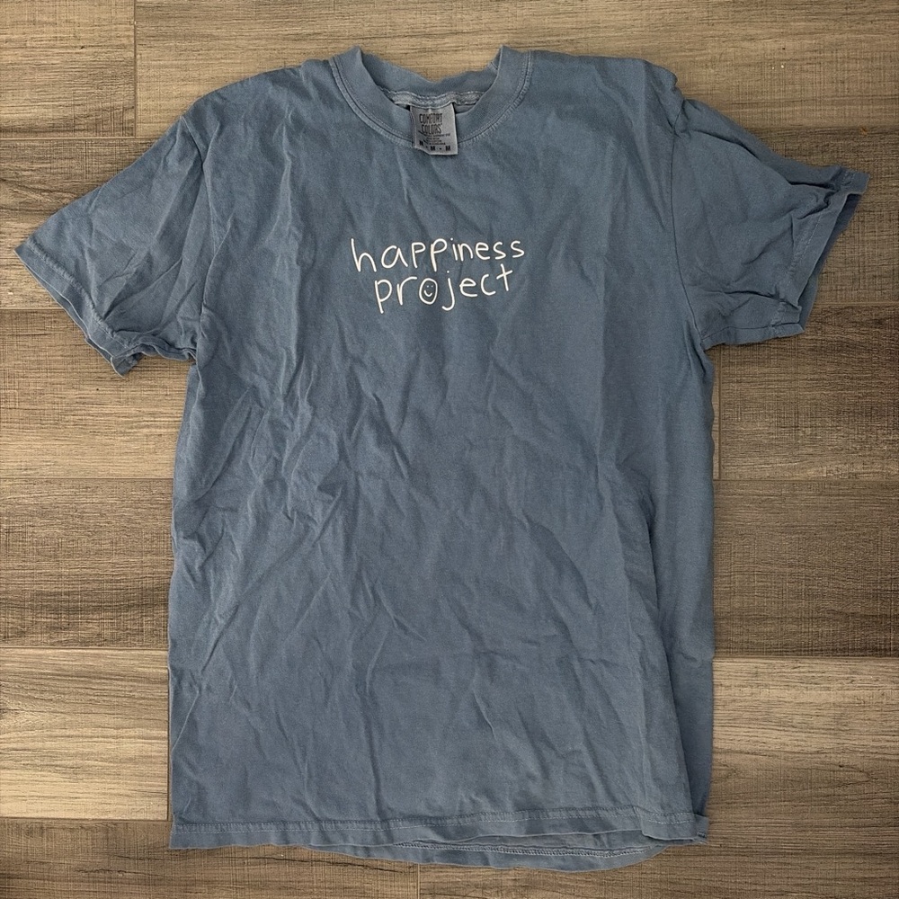 Blue Men's Short Sleeve Tee